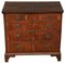 Antique Crossbanded Walnut and Oak Chest of Drawers 1