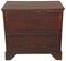 Antique Crossbanded Walnut and Oak Chest of Drawers, Image 9