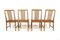 Chaises Scandinaves en Noyer, 1960, Set de 4 2