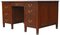 Vintage Twin Pedestal Desk in Mahogany, 1920s 6