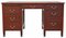 Vintage Twin Pedestal Desk in Mahogany, 1920s, Image 1