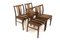 Scandinavian Walnut Chairs, 1960, Set of 4 1