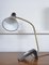 Lámpara de escritorio escandinava con cuello de cisne de latón, años 50, Imagen 6
