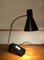 Lámpara de escritorio escandinava con cuello de cisne de latón, años 50, Imagen 11