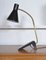 Lámpara de escritorio escandinava con cuello de cisne de latón, años 50, Imagen 2