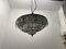 Lampada da incasso grande in cristallo e bronzo, anni '50, Immagine 6
