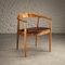 Vintage Danish Desk Chair in Elm by Arne Wahl Iversen, 1950s 1