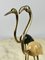 Italian Flamingos in Brass and Marble, 1950s, Set of 2 10