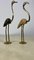 Italienische Flamingos aus Messing & Marmor, 1950er, 2er Set 14