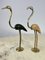 Italian Flamingos in Brass and Marble, 1950s, Set of 2 6