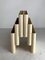 Beige Magazine Rack by Giotto Stoppino for Kartell, Italy, 1970s 1