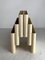 Beige Magazine Rack by Giotto Stoppino for Kartell, Italy, 1970s, Image 1