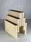 Beige Magazine Rack by Giotto Stoppino for Kartell, Italy, 1970s 2