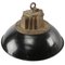 Lámpara colgante industrial vintage de hierro fundido y esmaltado en negro, Imagen 4