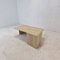 Italian Coffee Table in Travertine, 1980s, Image 2