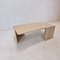 Italian Coffee Table in Travertine, 1980s 4