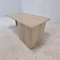 Italian Coffee Table in Travertine, 1980s 9