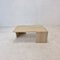 Table Basse en Travertin, Italie, 1980s 1