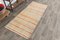 Vintage Striped Hemp Runner Rug in Orange and Ivory, 1965, Image 2