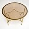 Vintage French Brass & Glass Coffee Table, 1960s 4