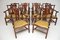 Antique Chippendale Carver Dining Chairs, 1910s, Set of 10, Image 3