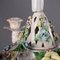 Vintage Capodimonte Kronleuchter aus glasiertem Porzellan 5