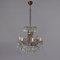 Vintage Glass 6-Light Chandelier 1