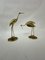 Large Mid-Century Brass Birds, 1970s, Set of 2 1