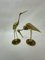 Large Mid-Century Brass Birds, 1970s, Set of 2 8