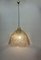 Glass Leaf Hanging Lamp from Peill & Putzer, 1970s 2