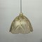 Glass Leaf Hanging Lamp from Peill & Putzer, 1970s 10