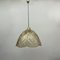 Glass Leaf Hanging Lamp from Peill & Putzer, 1970s 1