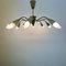 Lampada da soffitto Spider Mid-Century in ottone, anni '50, Immagine 2