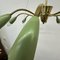 Mid-Century Brass Spider Ceiling Lamp, 1950s 8