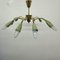 Mid-Century Spider Deckenlampe aus Messing, 11950er 1