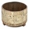Patinated Solid Wood Barrel, Image 1