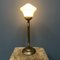 Copper Table Lamp with Glass Shade 3