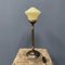 Lámpara de mesa de cobre con campana de vidrio, Imagen 7