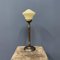Lámpara de mesa de cobre con campana de vidrio, Imagen 2