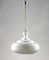 Vintage Chandelier in Metal, Wood & Glass, 1950s, Image 1