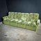 Mid-Century Modular Sofa in Green Fabric, 1970s, Set of 4 1