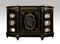 Mounted Ebonized Credenza in Gilt Bronze, Image 1