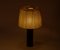 Vintage Table Lamp in Leather from Bergboms, 1960s 2