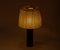 Vintage Table Lamp in Leather from Bergboms, 1960s, Image 2