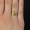 Modern Citrine 18 Karat Yellow Gold Rectangular Ring, Image 5