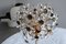 Flower Tischlampe aus Kristallglas Kelch von Palwa 5