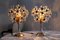 Flower Table Lamp in Crystal Glass Chalice from Palwa 15