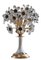 Flower Table Lamp in Crystal Glass Chalice from Palwa 1