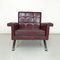 Mid-Century Italian Modern Leather Armchairs attributed to Ico Parisi for Cassina, 1960s, Set of 2, Image 6