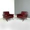 Mid-Century Italian Modern Leather Armchairs attributed to Ico Parisi for Cassina, 1960s, Set of 2 2